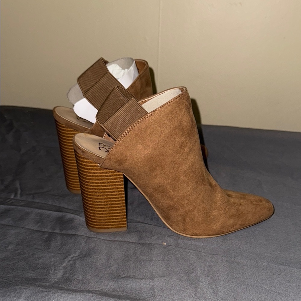NY&Company  Brown Block Heel Shoes Sz 7